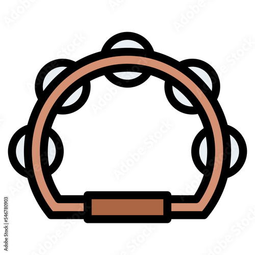 tambourine instrument musical music icon