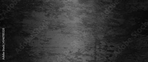 Scary dark walls, concrete cement texture for background. Dark grunge background with scratches, Dark wall halloween background concept, horror texture banner, cement grunge wall.