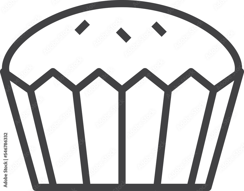 Baked bakery bread icons line Baked bakery bread icons line