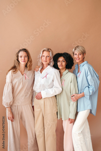 Women supporting each other.