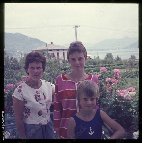 mother and two daughters photo