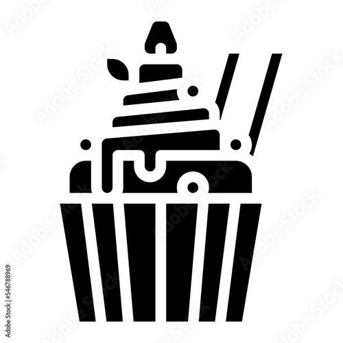 cupcake sweets pastry bakery icon