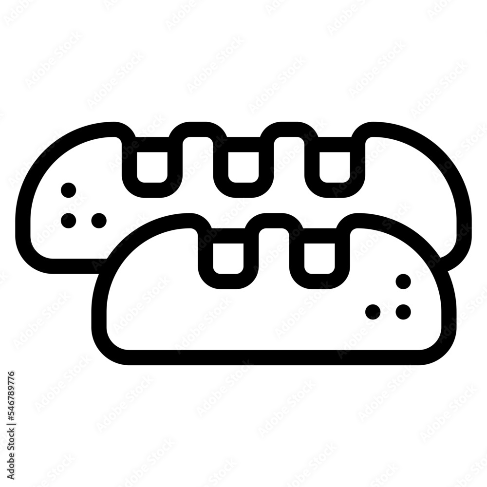 baguette french bread food bakery icon baguette french bread food bakery icon