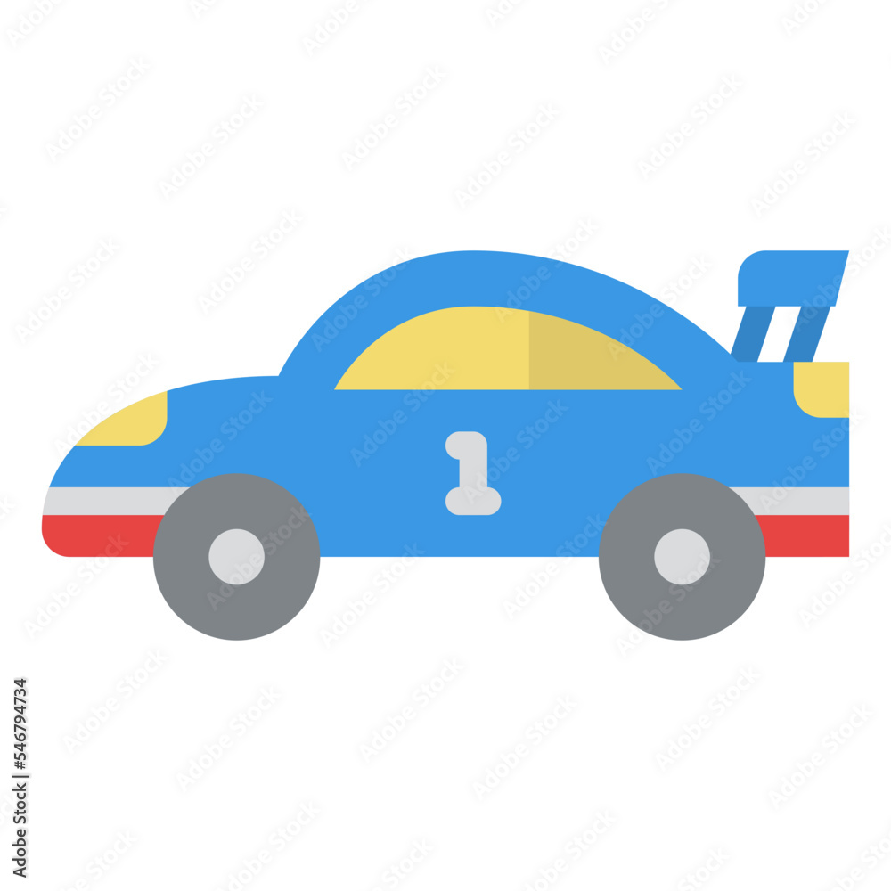 racing car car childhood toy icon racing car car childhood toy icon