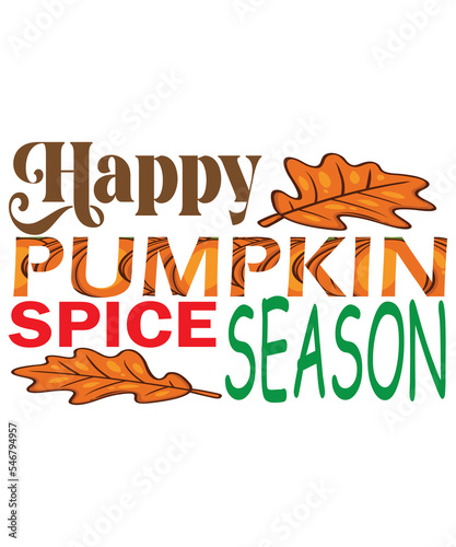 Happy pumpkin spice season thanksgiving day card