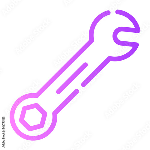 wrench gradient icon