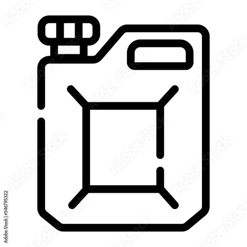 jerrycan line icon