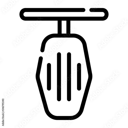 pedal line icon