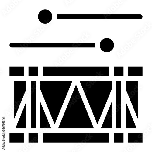 drum drumstick sound toy icon