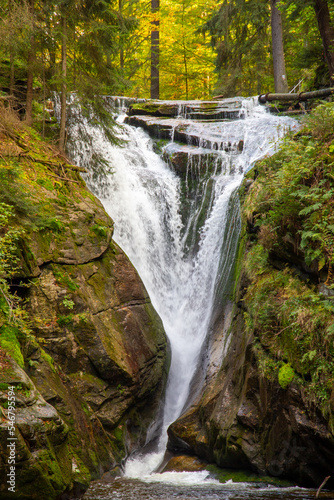 Der Kochelfall in Schreiberhau, Riesengebirge (Polen)