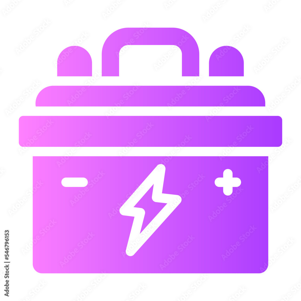 accumulator gradient icon