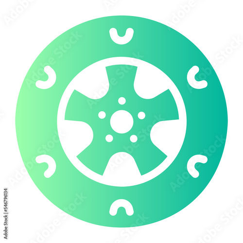 tyre gradient icon