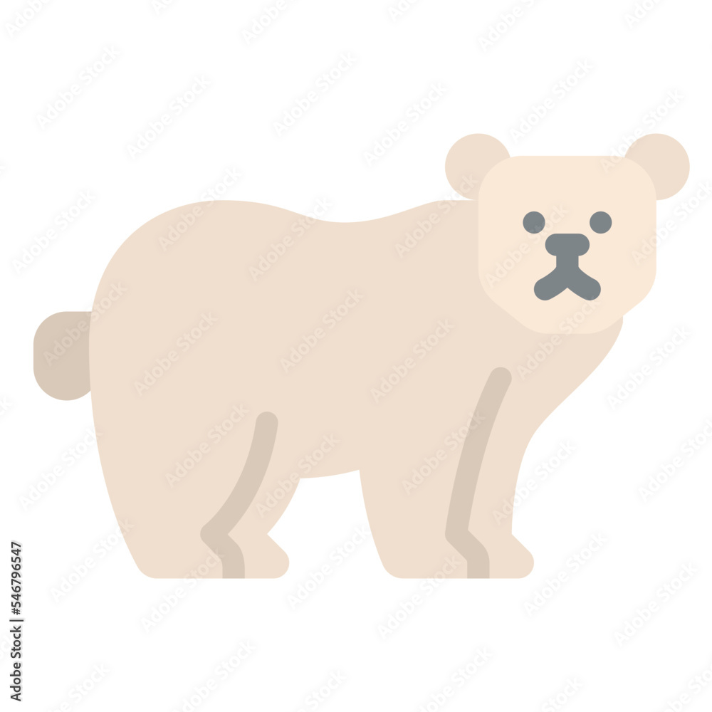 Obraz premium polar bear animal life winter icon