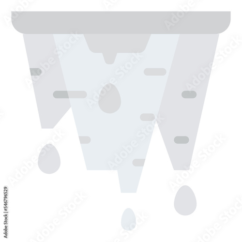 icicle ice water winter icon