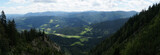 Panoramic view from Rax Plateau near Ottohaus, Lower Austria, Austria