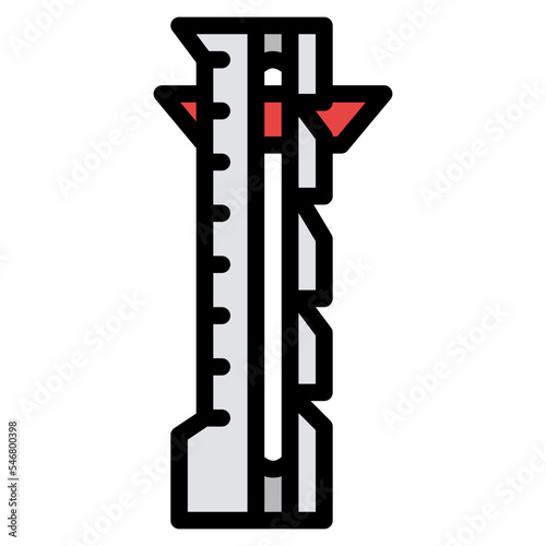 sewing gauges fashion design sewing tailoring icon