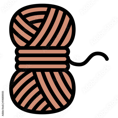 yarn sewing knitting handcraft icon