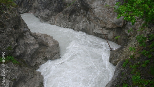 waterfall lechfalls bavaria Germany high water wild photo