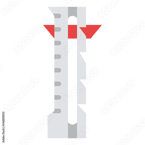 sewing gauges fashion design sewing tailoring icon
