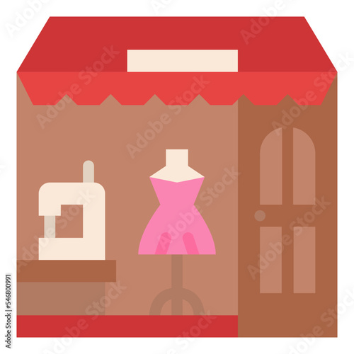 sewing shop fashion sewing tailoring icon