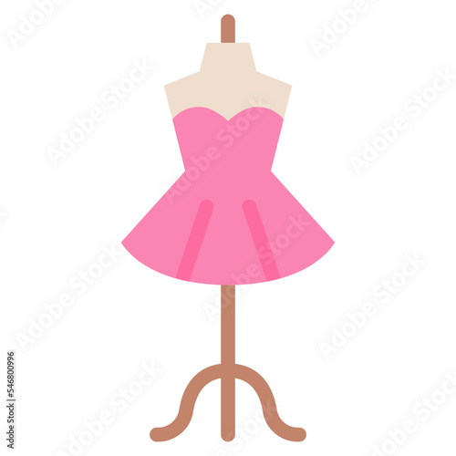 tailor dummy dress fashion sewing icon