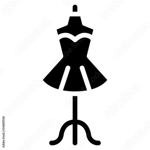 tailor dummy dress fashion sewing icon