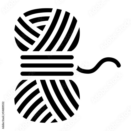 yarn sewing knitting handcraft icon