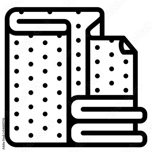 fabric cloth sewing tailoring icon