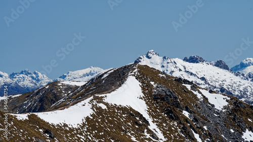 Kepler track ridgeline in wintry conditions.