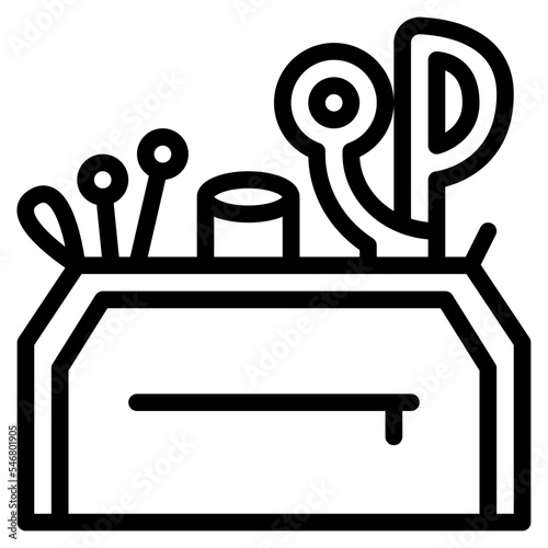 bag sewing tools tailoring handcraft icon