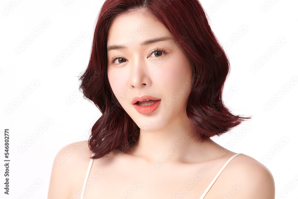 Beautiful young asian woman with clean fresh skin on white background, Face care, Facial treatment, Cosmetology, beauty and spa, Asian women portrait. Beautiful young asian woman with clean fresh skin on white background, Face care, Facial treatment, Cosmetology, beauty and spa, Asian women portrait.