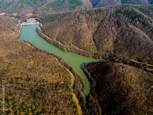 dam lake in notrh of istanbul