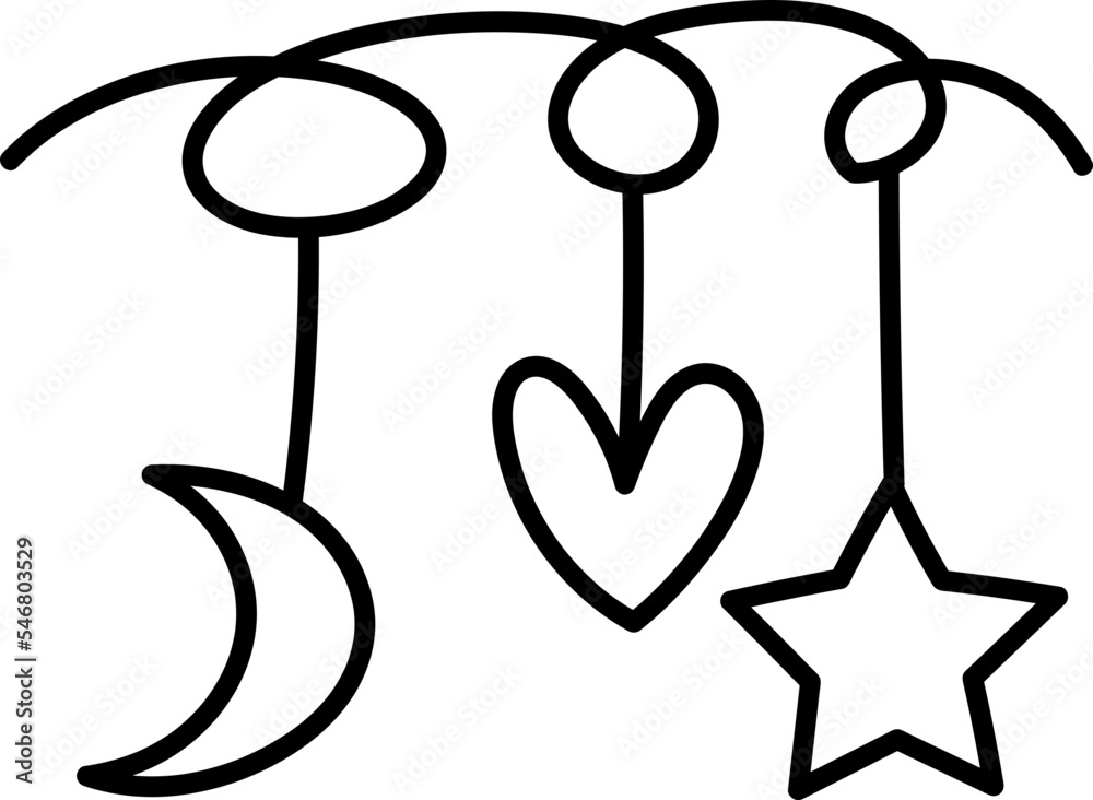 Obraz premium Hanging icons