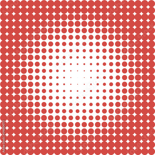 background with red dots