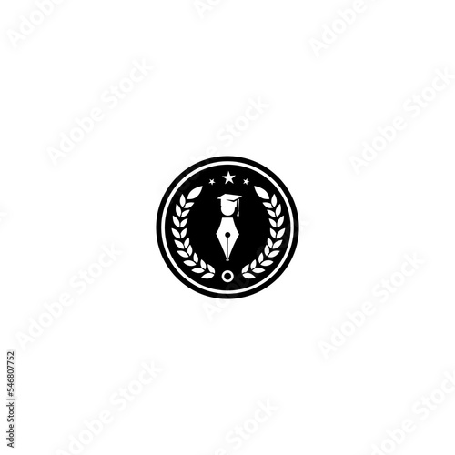 education logo icon design. suitable for company logo, print, digital, icon, apps, and other marketing material purpose