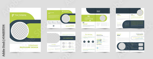 company profile brochure layout template 