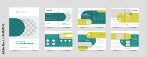 company profile brochure layout template 