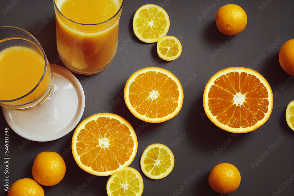 a glasses of orange juice a glasses of orange juice