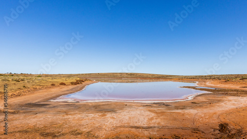 Dutton lake near Woomera, South Australia photo