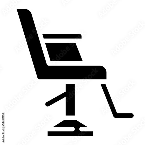 chair hair salon seat haircut icon