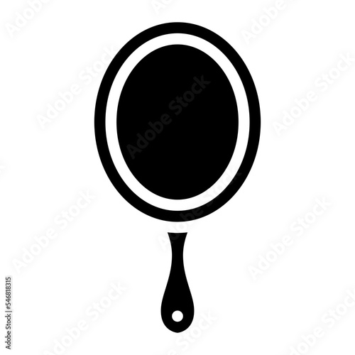 hand mirror hair salon beauty mirror icon