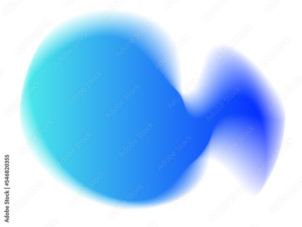 Blurry Gradient Shape Illustration Blurry Gradient Shape Illustration