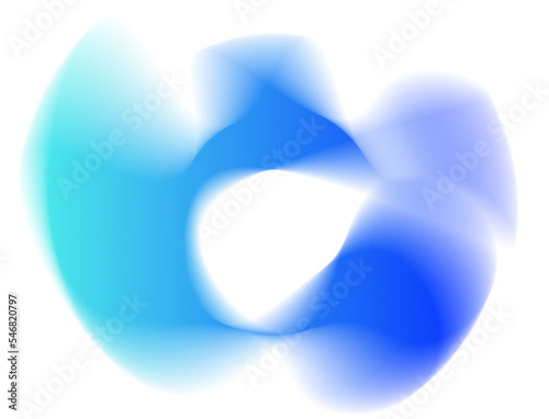 Blurry Gradient Shape Illustration