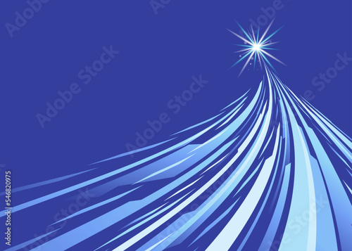 Fond de concept de technologie futuriste bleu abstrait