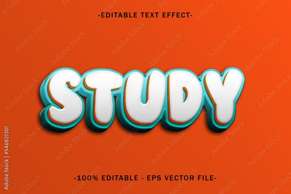 Study Editable Text Effect 3 D Emboss Style Design Study Editable Text Effect 3 D Emboss Style Design