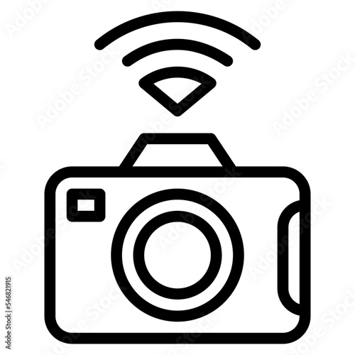 camera wifi photography photograph icon