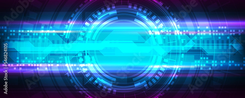 Futuristic high-tech technology concept background image