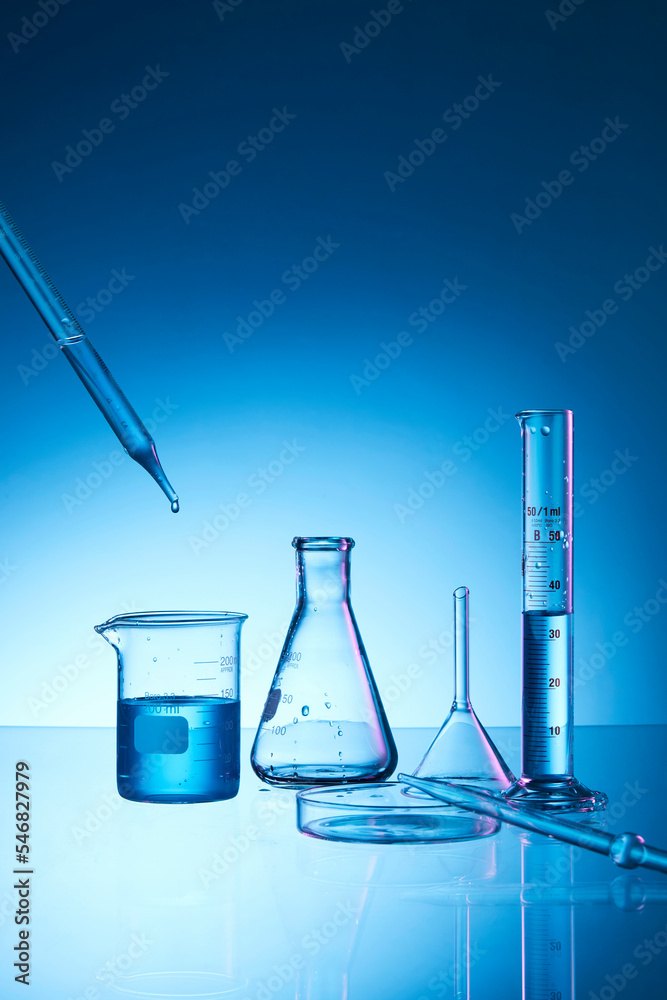 tube with liquid tube with liquid