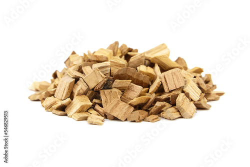 Photos Wood chips for smocking isolated on white