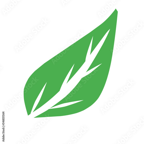 green leaf icon, single leaf icon, leaf logo